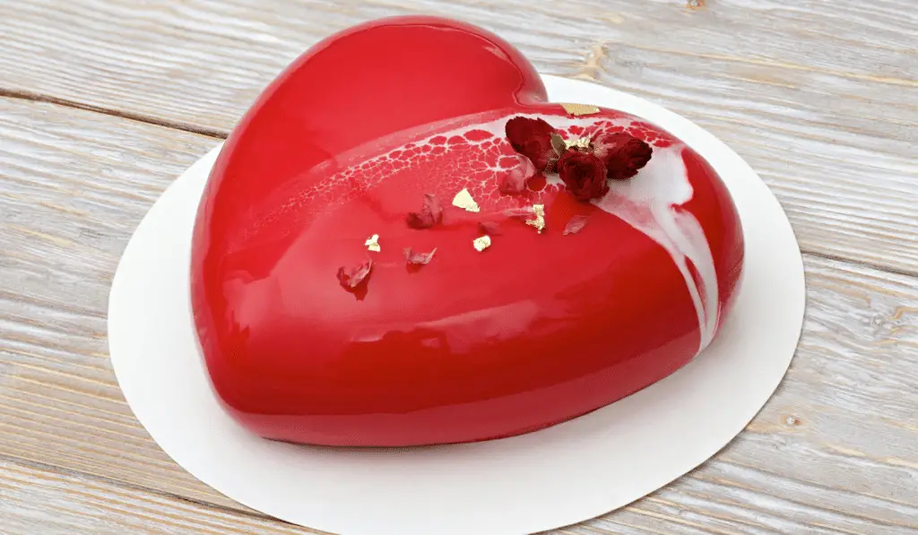 heart cake