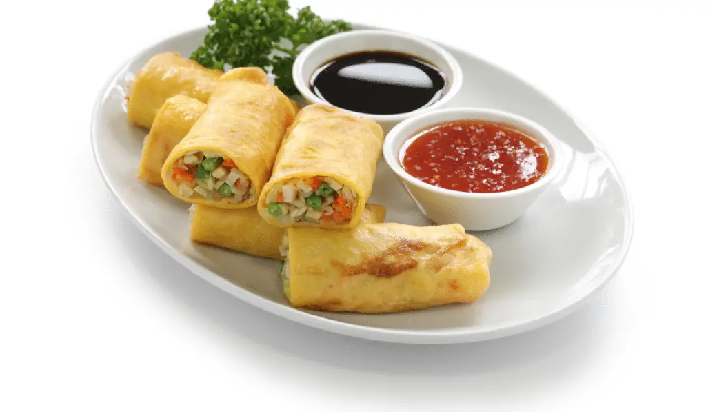 Are egg rolls vegetarian