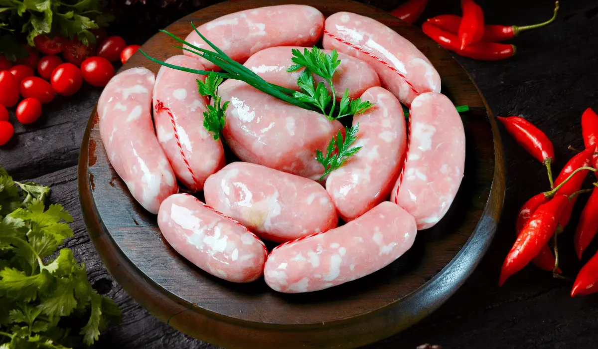 Can sausage be a little pink