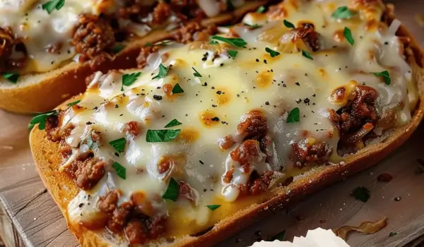 Cheesy Garlic Bread Sloppy Joes Recipe