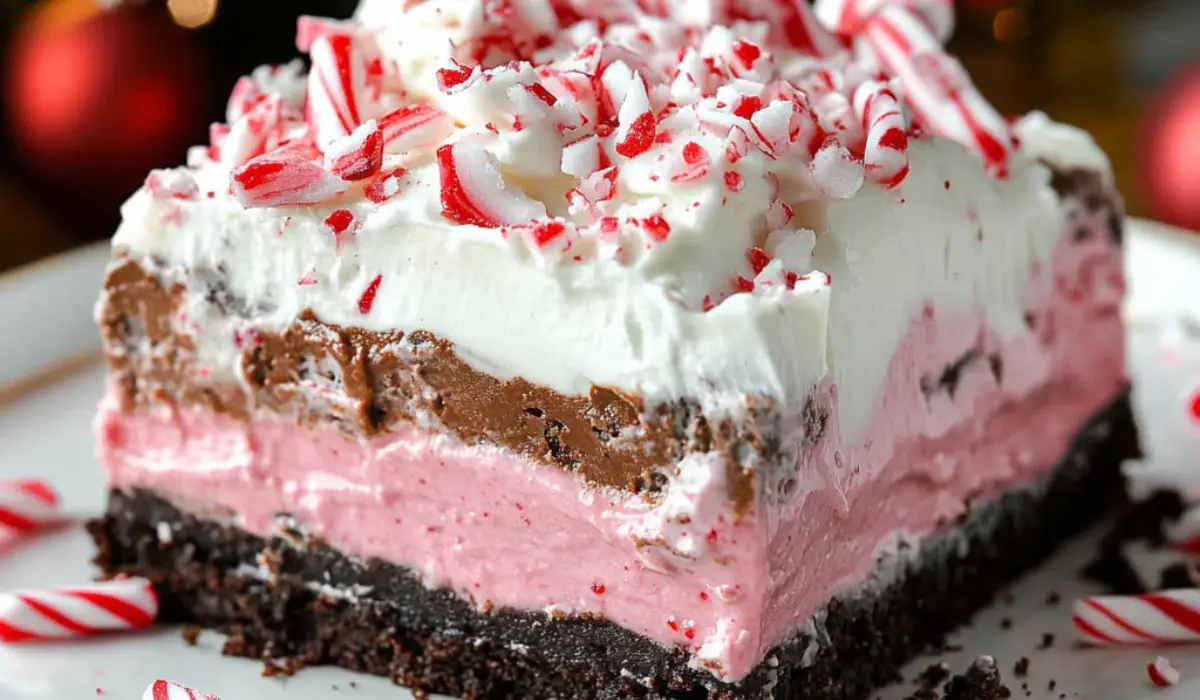 Chocolate Peppermint Lasagna