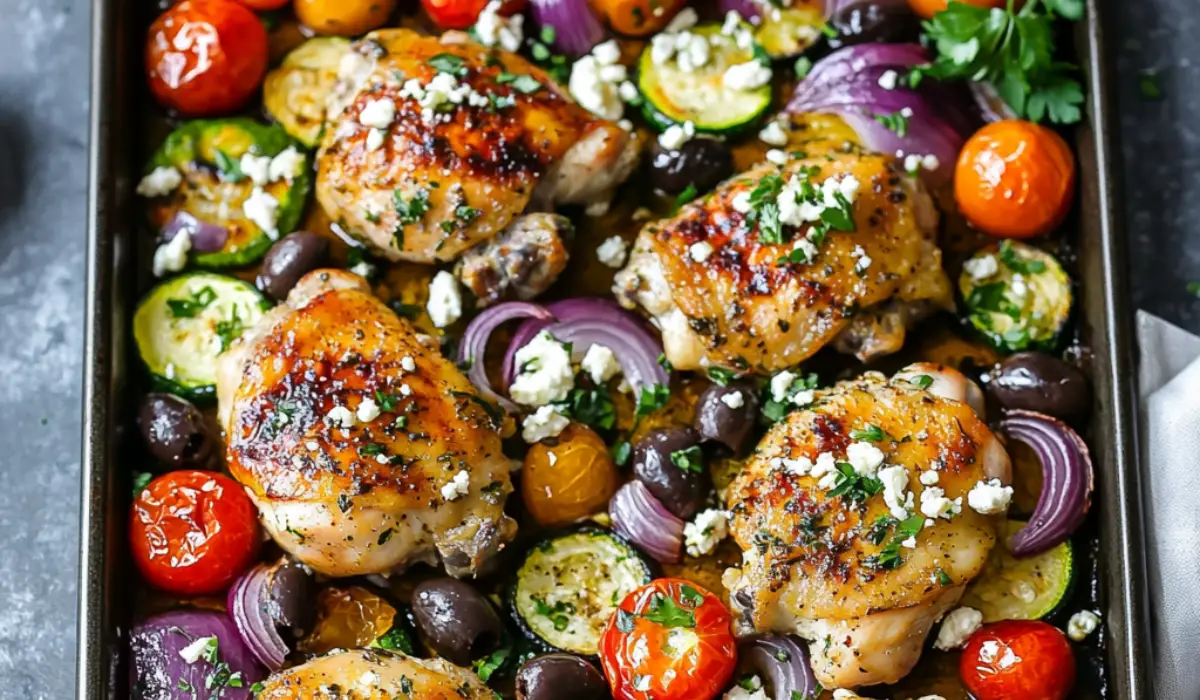 Greek Sheet Pan Chicken