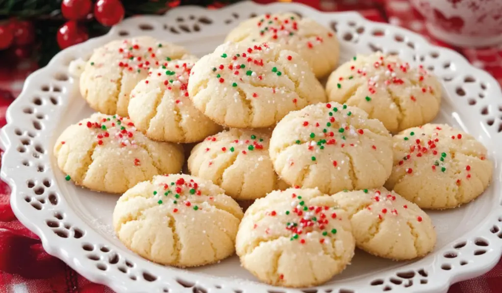 Whipped Shortbread Cookies