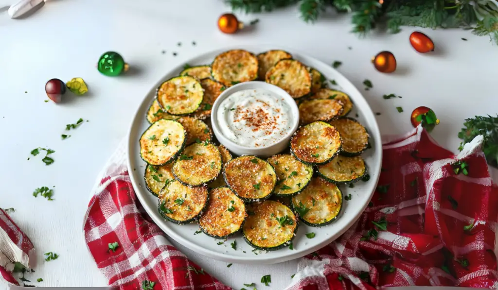 Crispy Baked Zucchini Chips