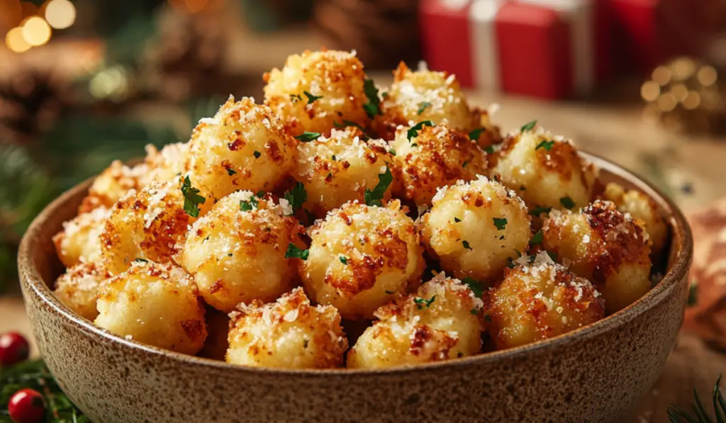 Parmesan Cauliflower Bites