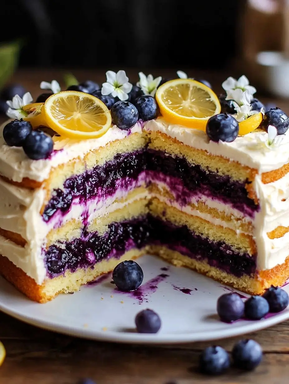 Lemon Blueberry Cake