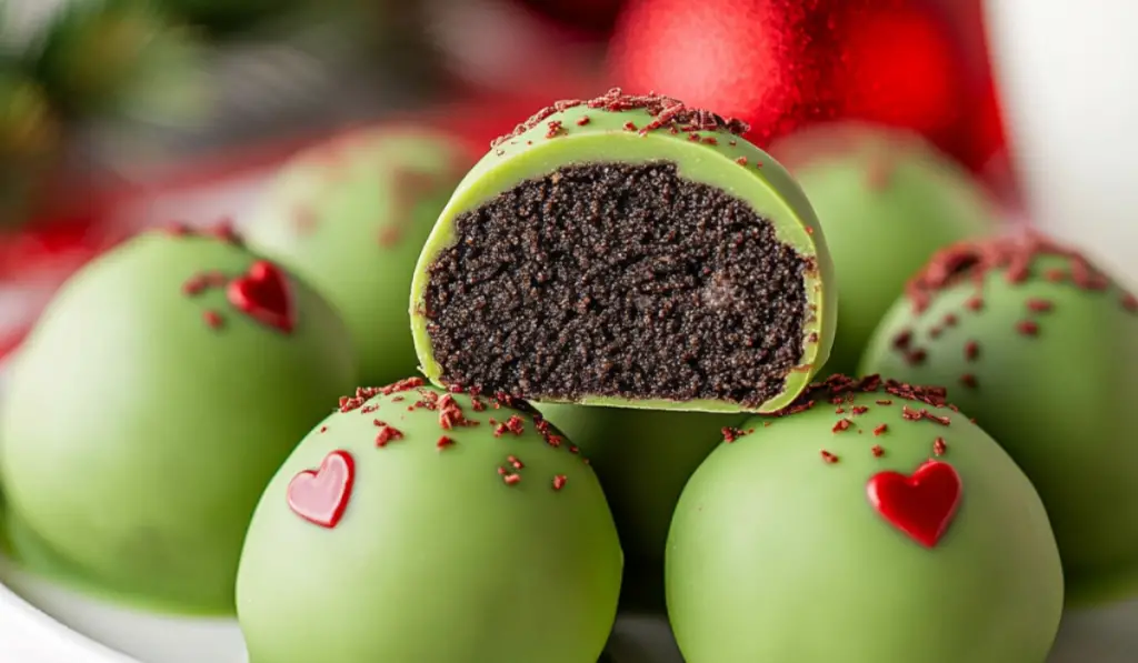 Grinch Christmas Truffles