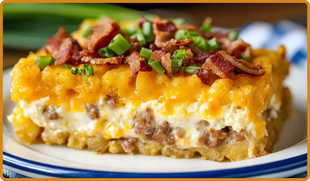 Tater Tot Breakfast Casserole