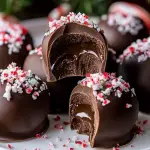 Peppermint Chocolate Truffles