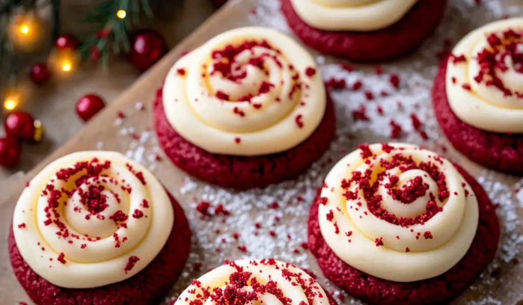 Red Velvet Cupcake Cookies