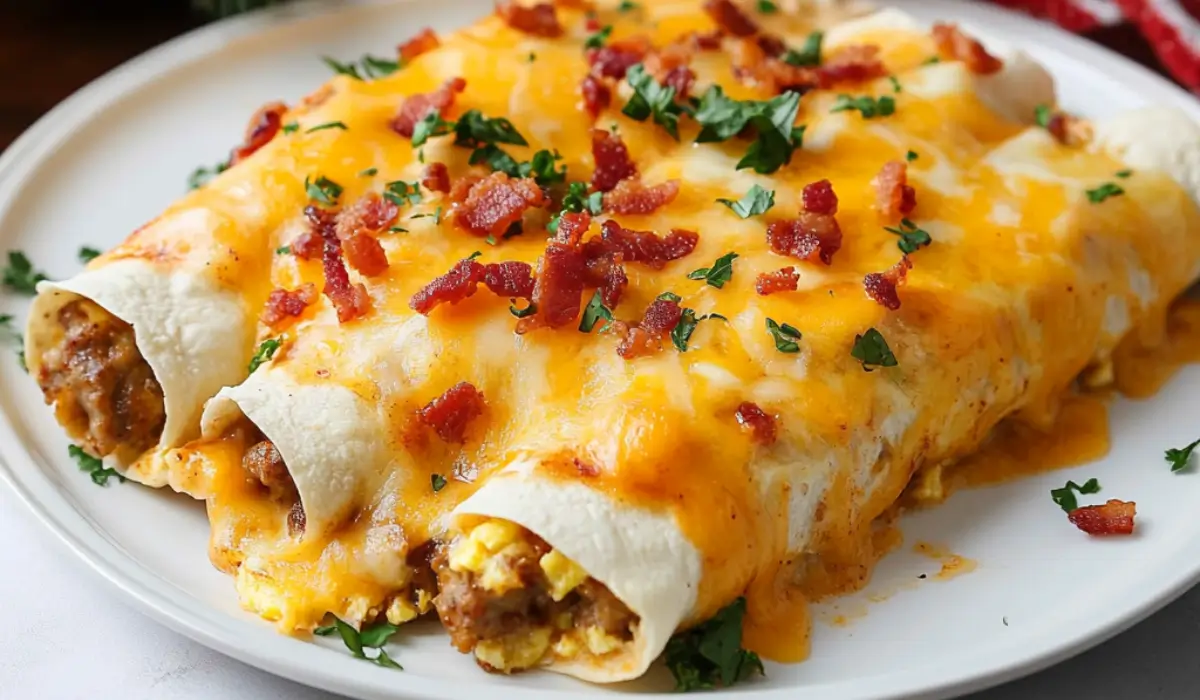 Easy breakfast enchiladas