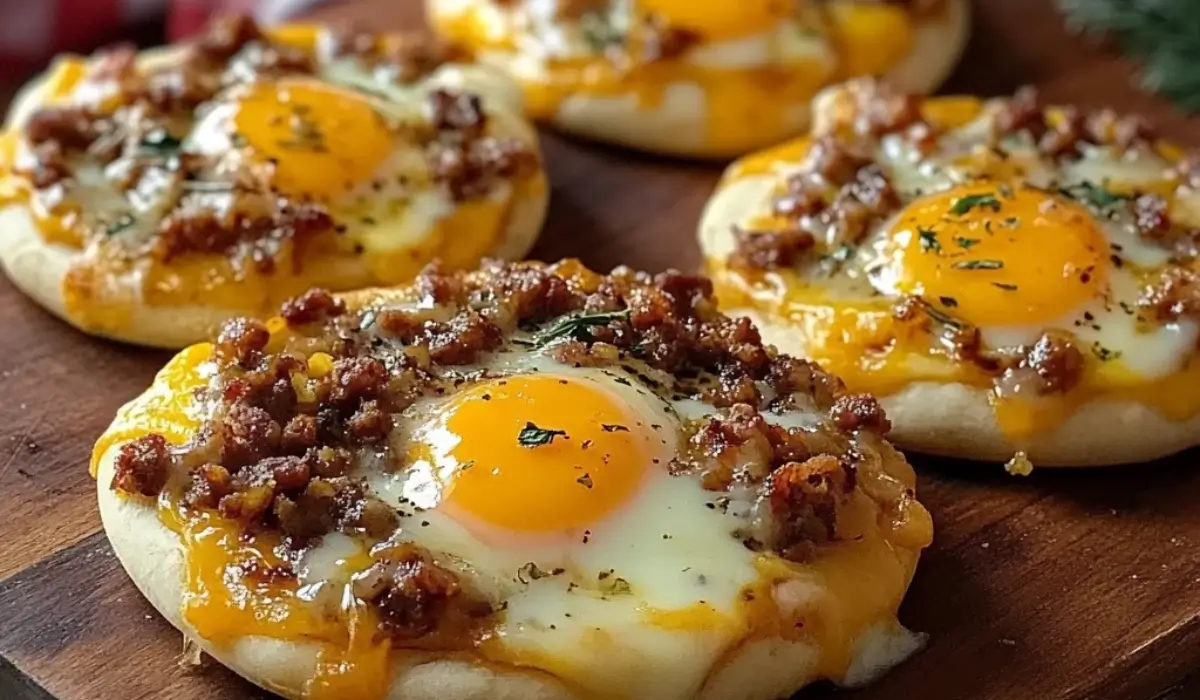 English Muffin Breakfast Pizza