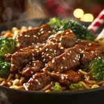 Beef and Broccoli Ramen Stir Fry