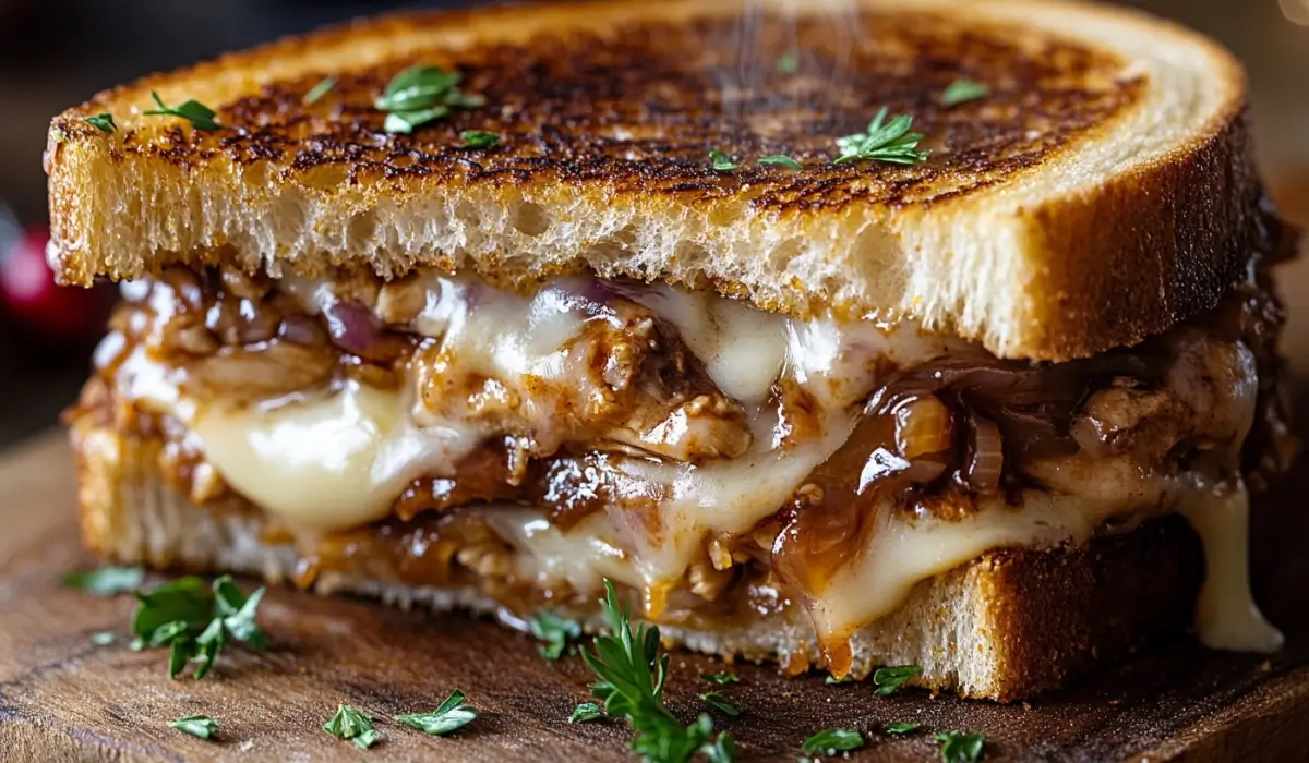 BBQ Chicken Grilled Cheese