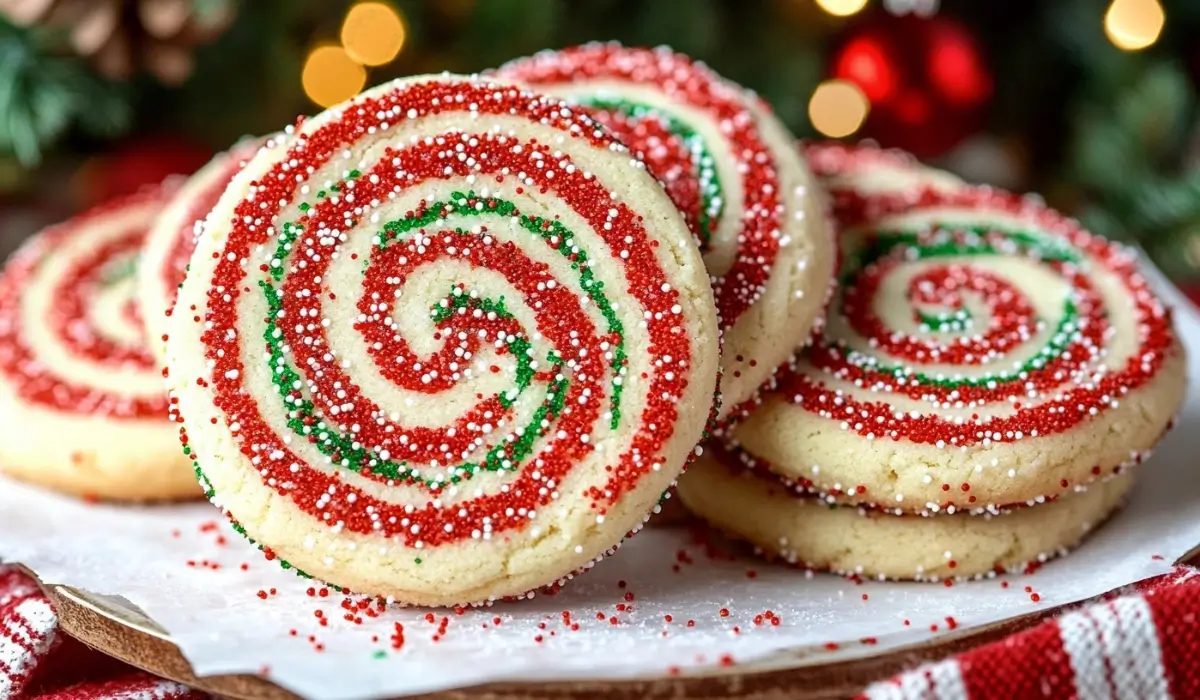 Christmas Pinwheel Cookies