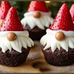 Easy Brownie Bite Gnomes