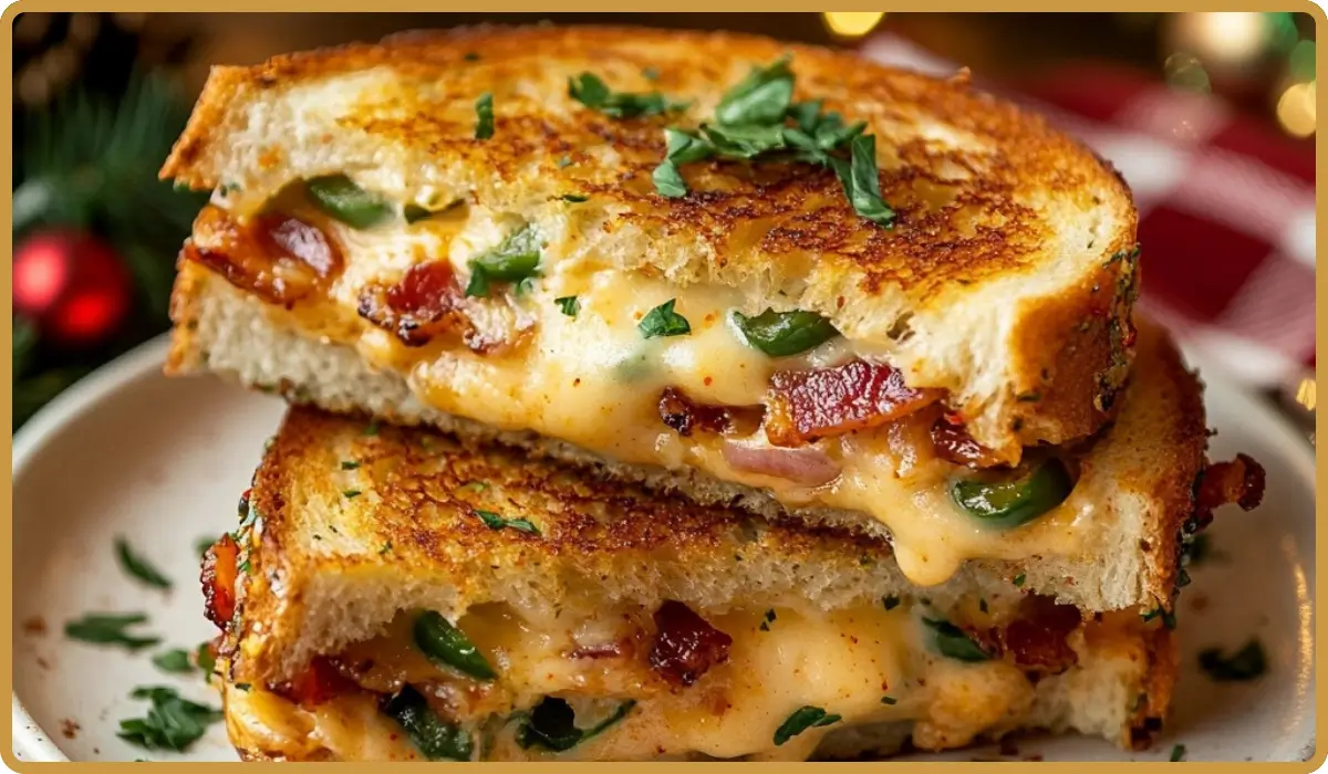 Roasted Jalapeño Popper Grilled Cheese Recipe