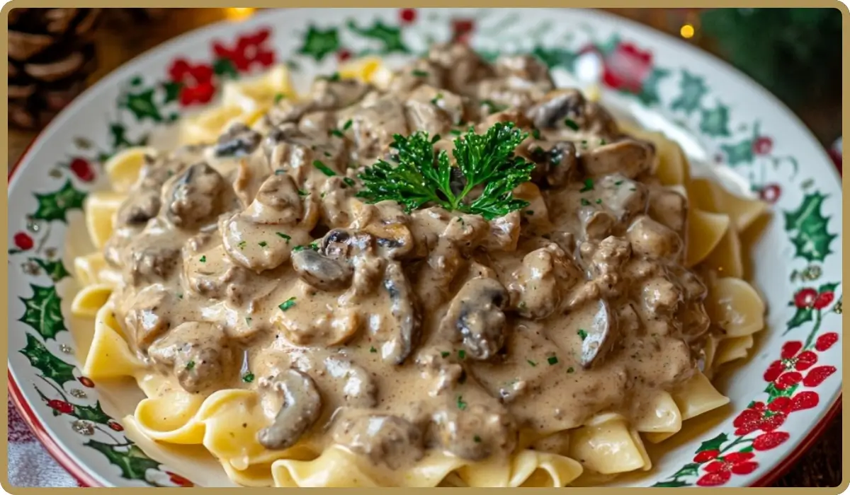 Ground Beef Stroganoff