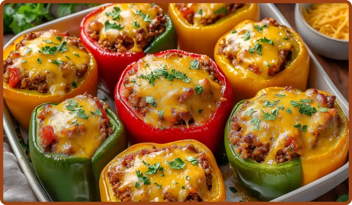 Easy stuffed bell peppers