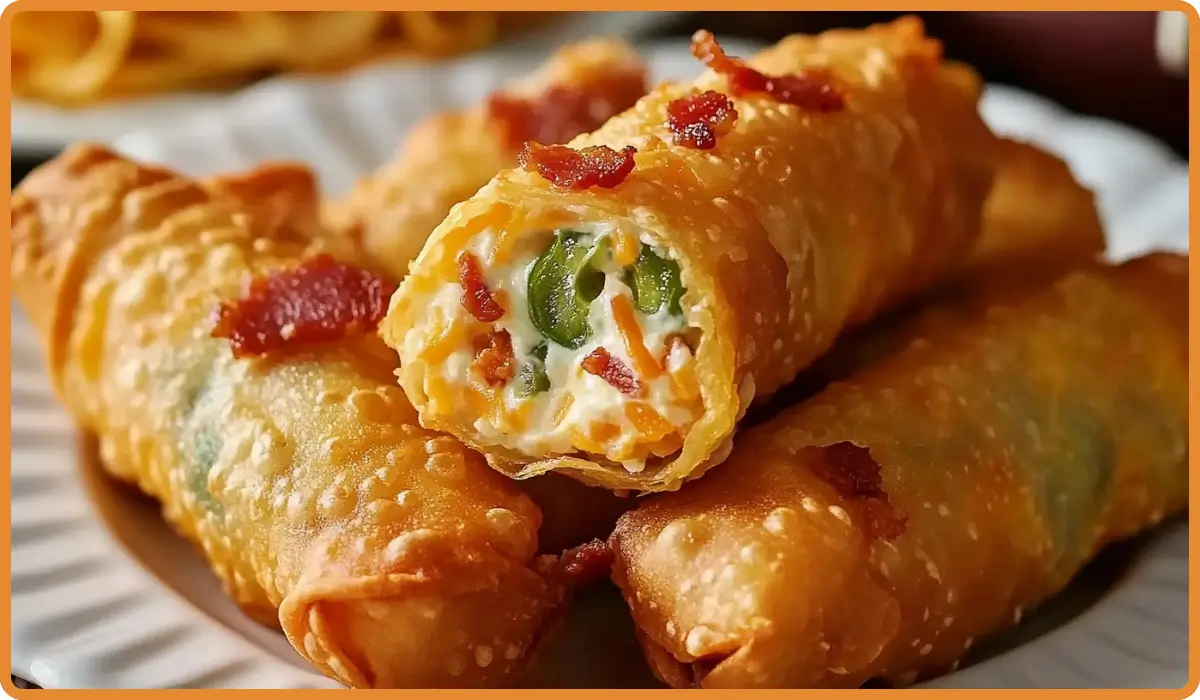 Jalapeño Popper Egg Rolls