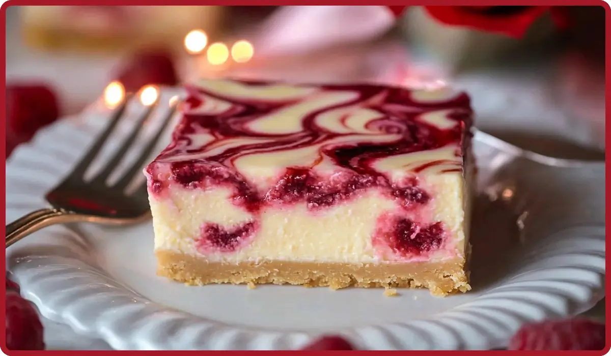 Raspberry Swirl Cheesecake