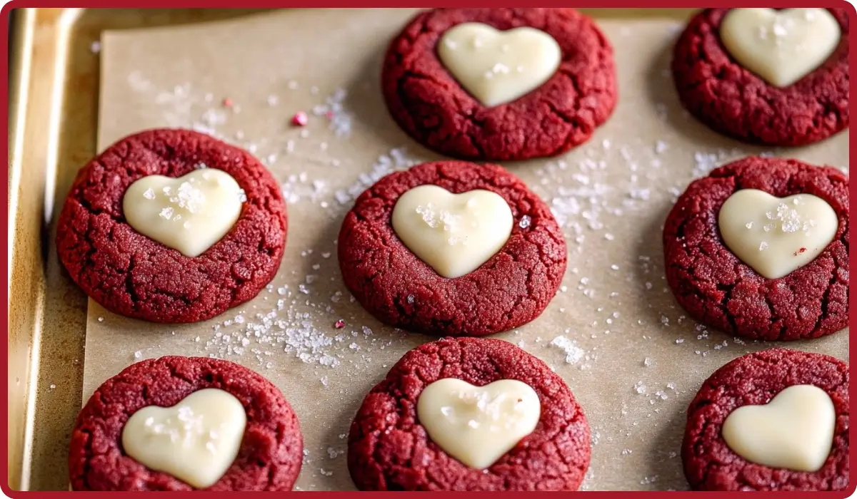 Red Velvet Sugar Cookies