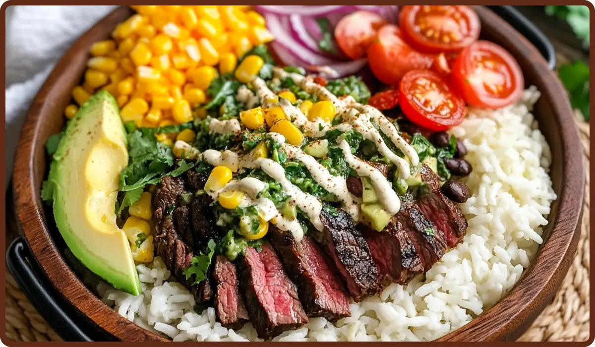 Cilantro Lime Steak Bowls