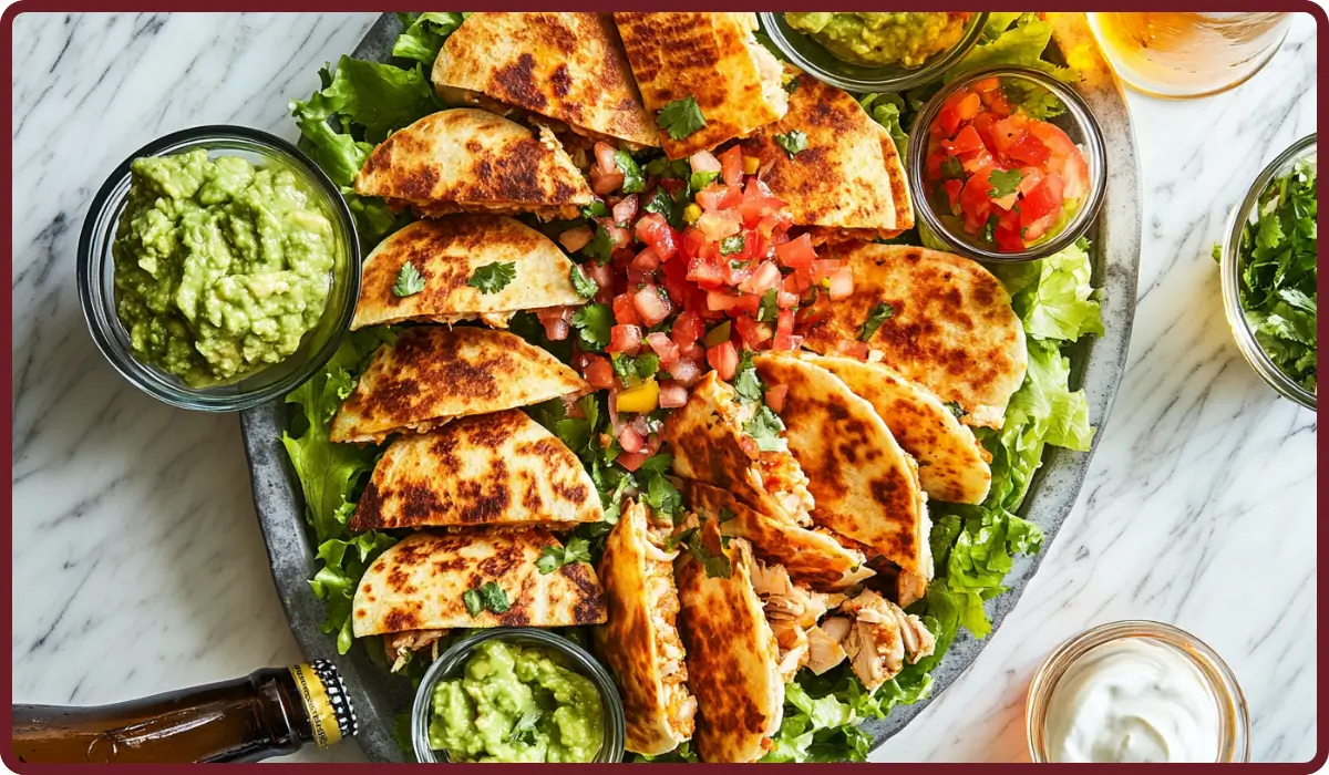 MINI CHICKEN QUESADILLAS