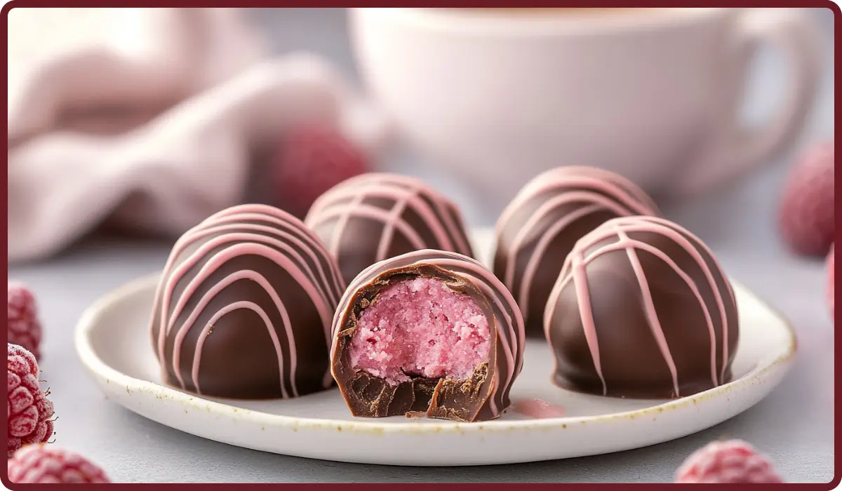 Chocolate Raspberry Truffles