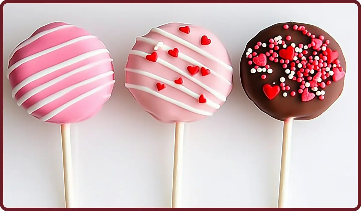 Valentine’s Day Oreo Pops