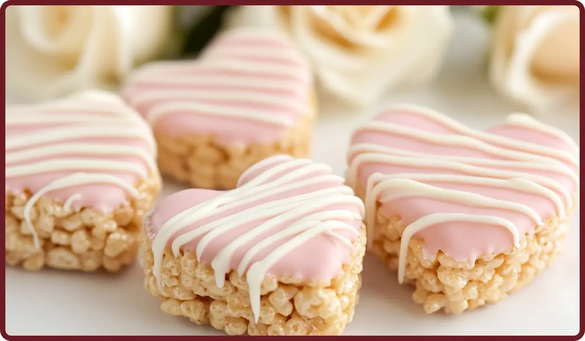 Rice Krispie Valentine Hearts