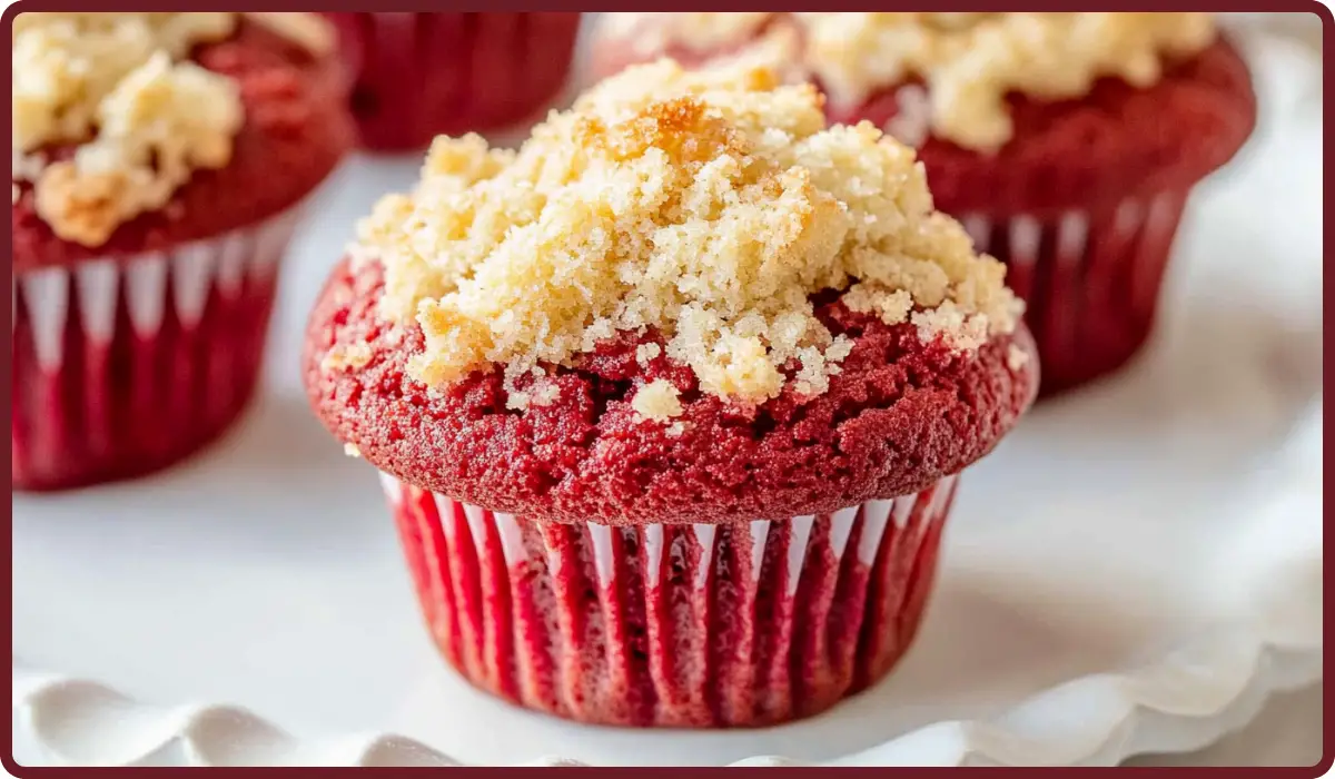 Red Velvet Cream Cheese Muffins