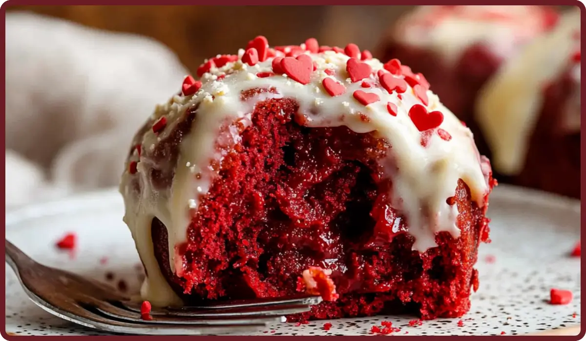 Red velvet cinnamon rolls